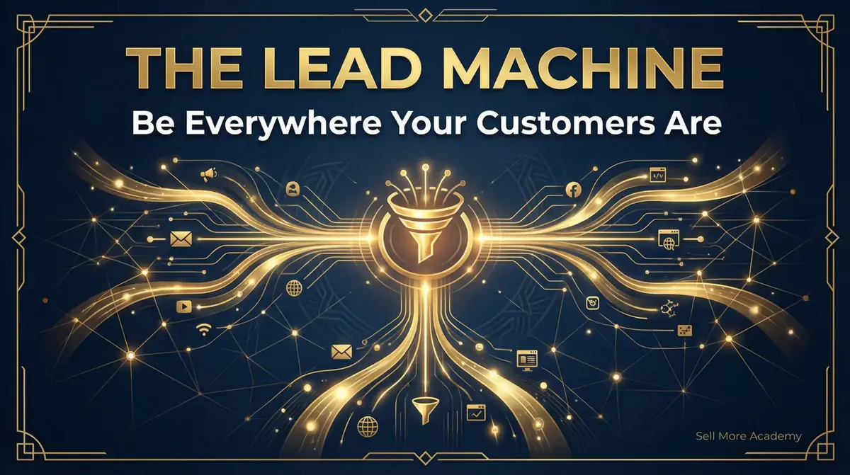The Lead Machine — be everywhere your customers are, a multi-channel lead generation system
