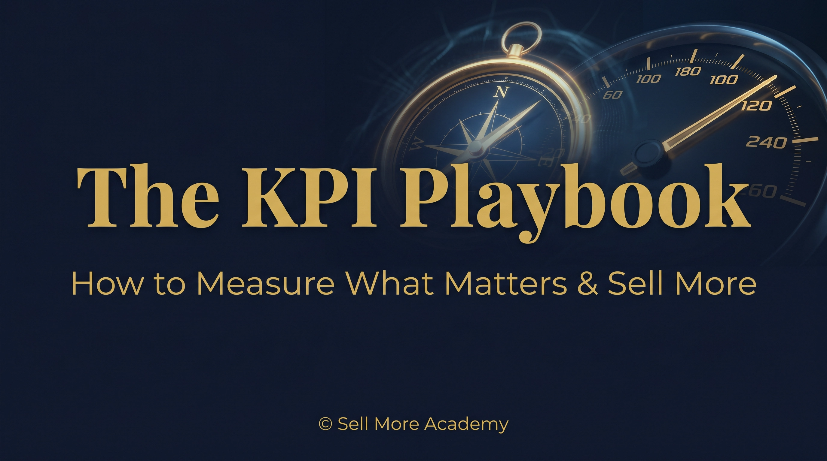 The KPI Playbook: How to Measure What Matters & Sell More