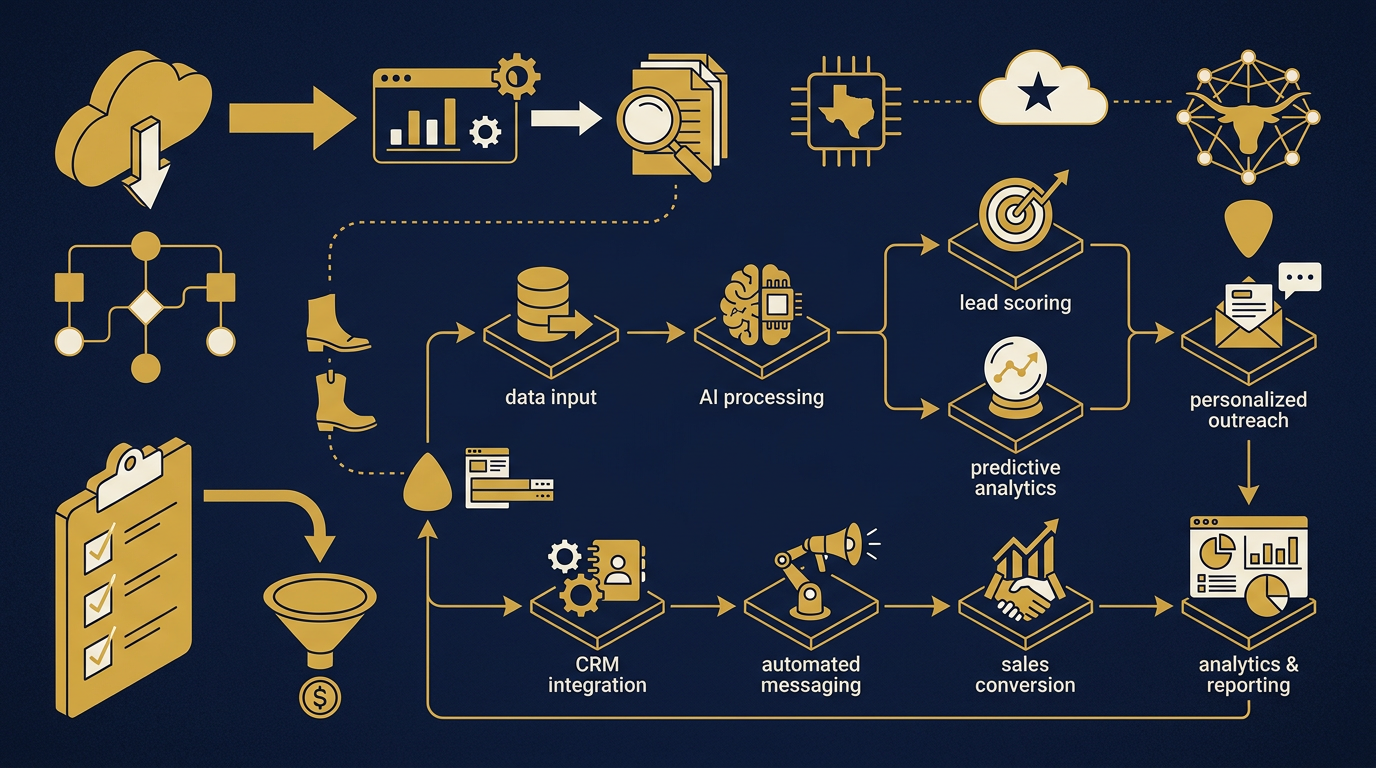 Diagram: how Austin, Texas businesses put ai in sales here into practice