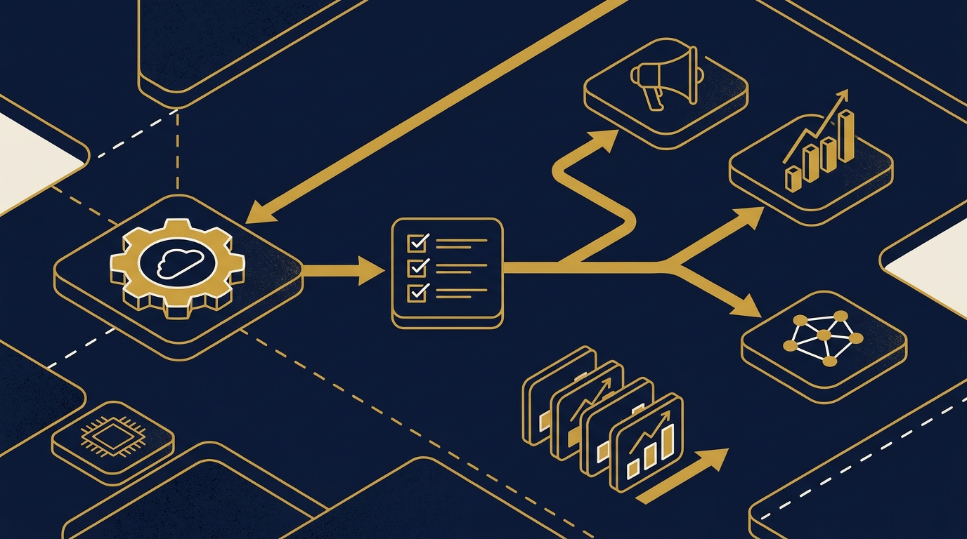 Diagram: how Austin, Texas businesses put marketing strategy for this market into practice