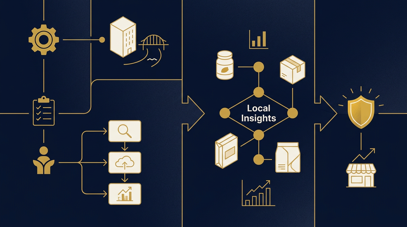Diagram: how Cincinnati, Ohio businesses put ai for local businesses into practice