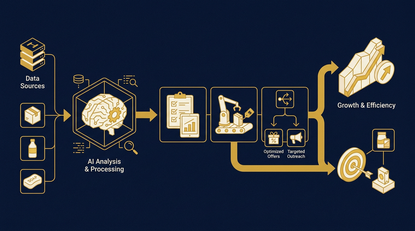 Diagram: how Cincinnati, Ohio businesses put ai in sales here into practice