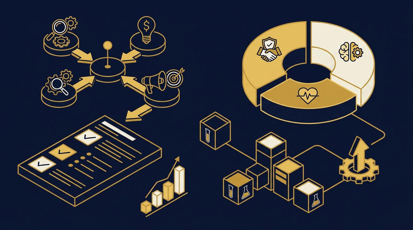 Diagram: how Cleveland, Ohio businesses put brand strategy for this market into practice
