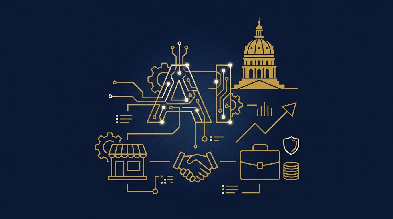 Illustration: AI for local businesses for ai in Des Moines, Iowa