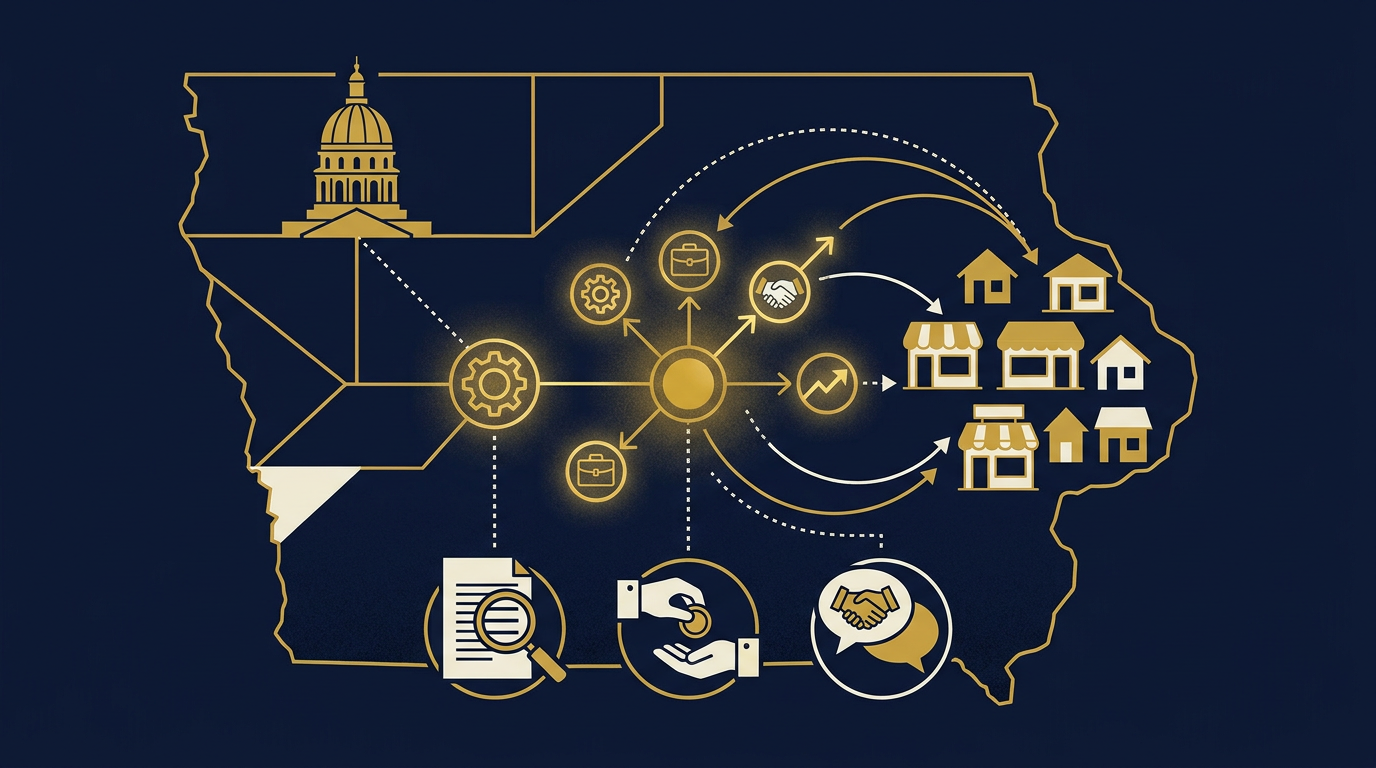 Illustration: How buyers here buy for sales in Des Moines, Iowa