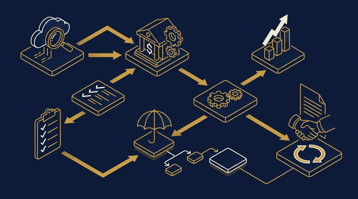 Diagram: how Des Moines, Iowa businesses put sales strategy for this market into practice