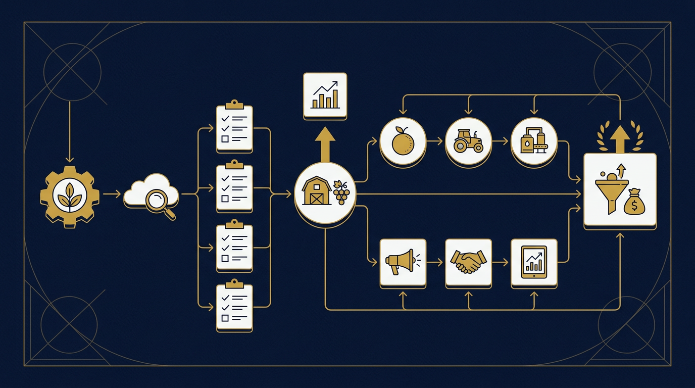 Diagram: how Fresno, California businesses put lead generation here into practice