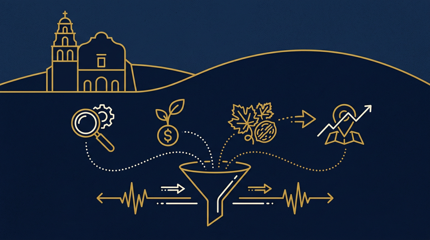 Illustration: Lead generation here for marketing in Hollister, California