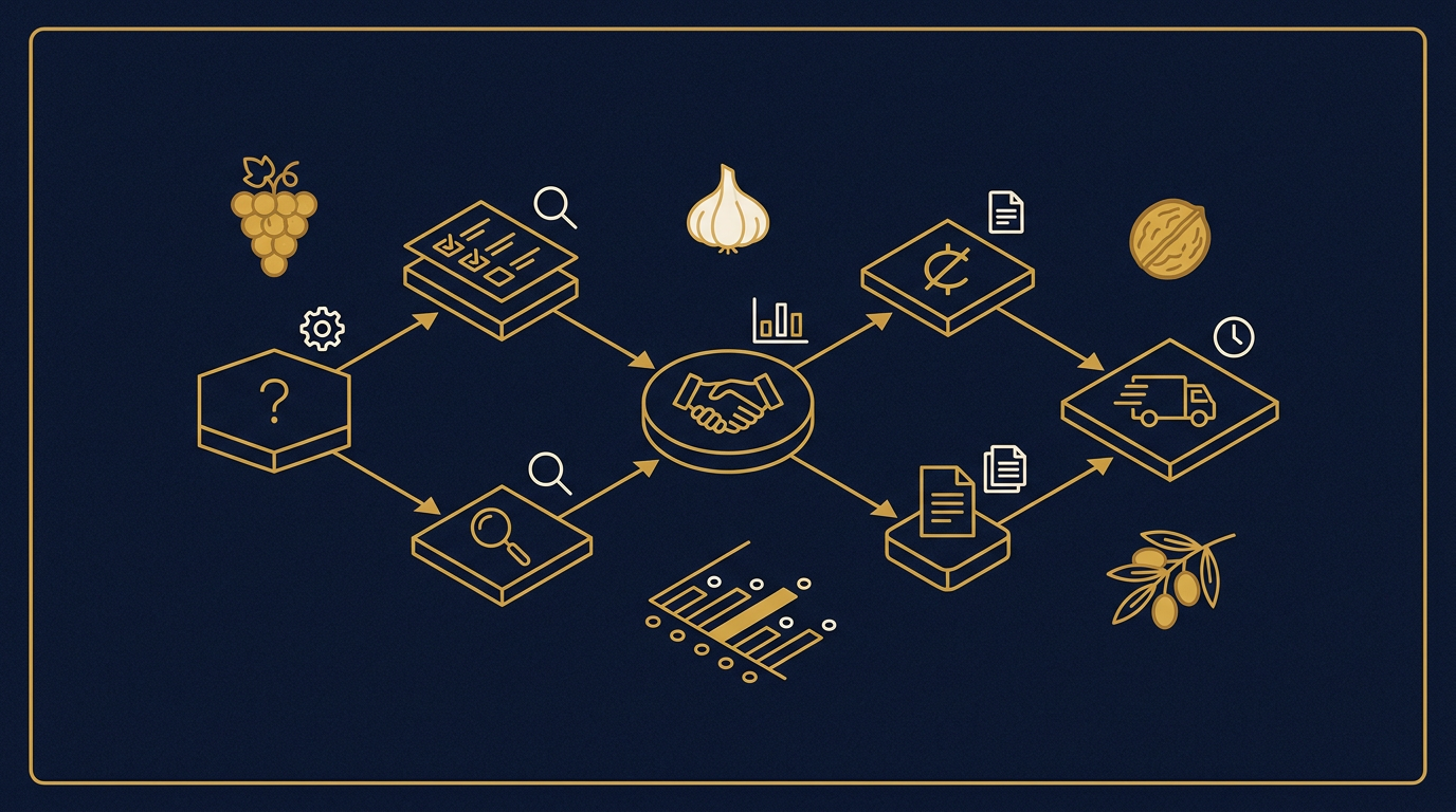 Diagram: how Hollister, California businesses put how buyers here buy into practice