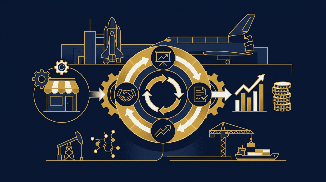 Illustration: Sales process for this market for systems in Houston, Texas