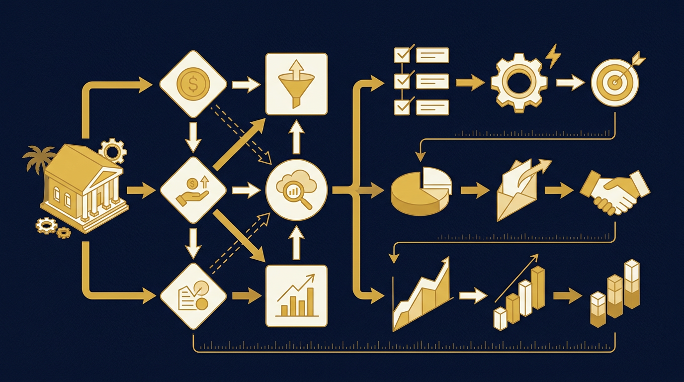 Diagram: how Jacksonville, Florida businesses put lead generation here into practice