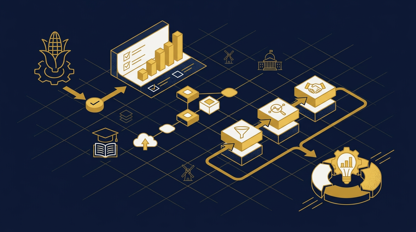 Diagram: how Lincoln, Nebraska businesses put ai in sales here into practice