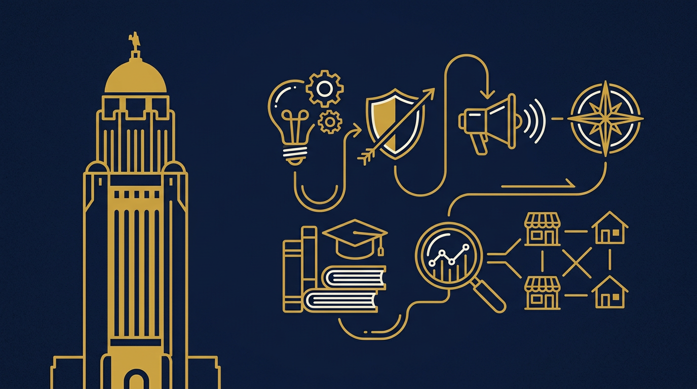 Illustration: Brand strategy for this market for branding in Lincoln, Nebraska