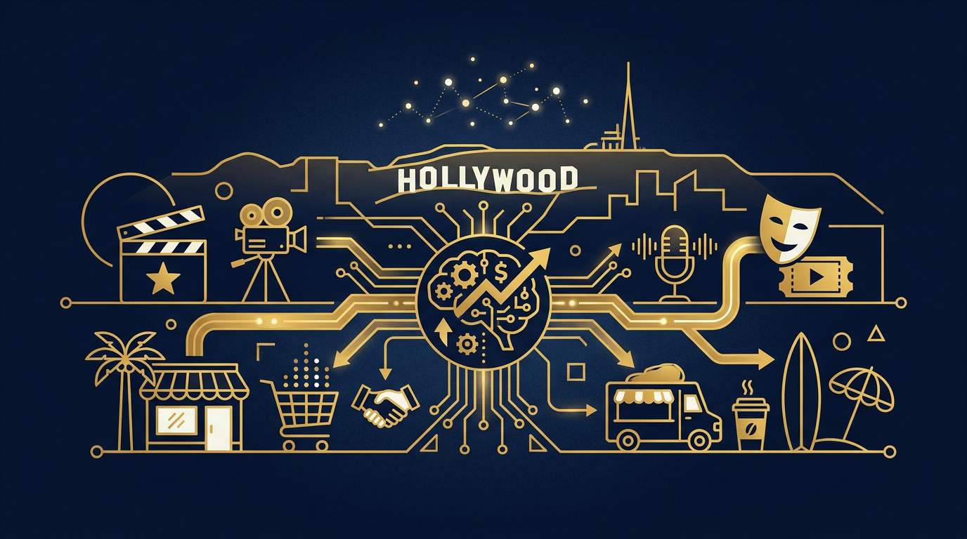 Illustration: AI in sales here for ai in Los Angeles, California