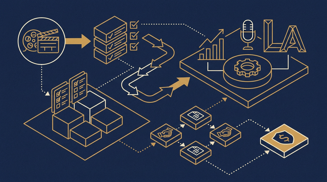 Diagram: how Los Angeles, California businesses put how buyers here buy into practice