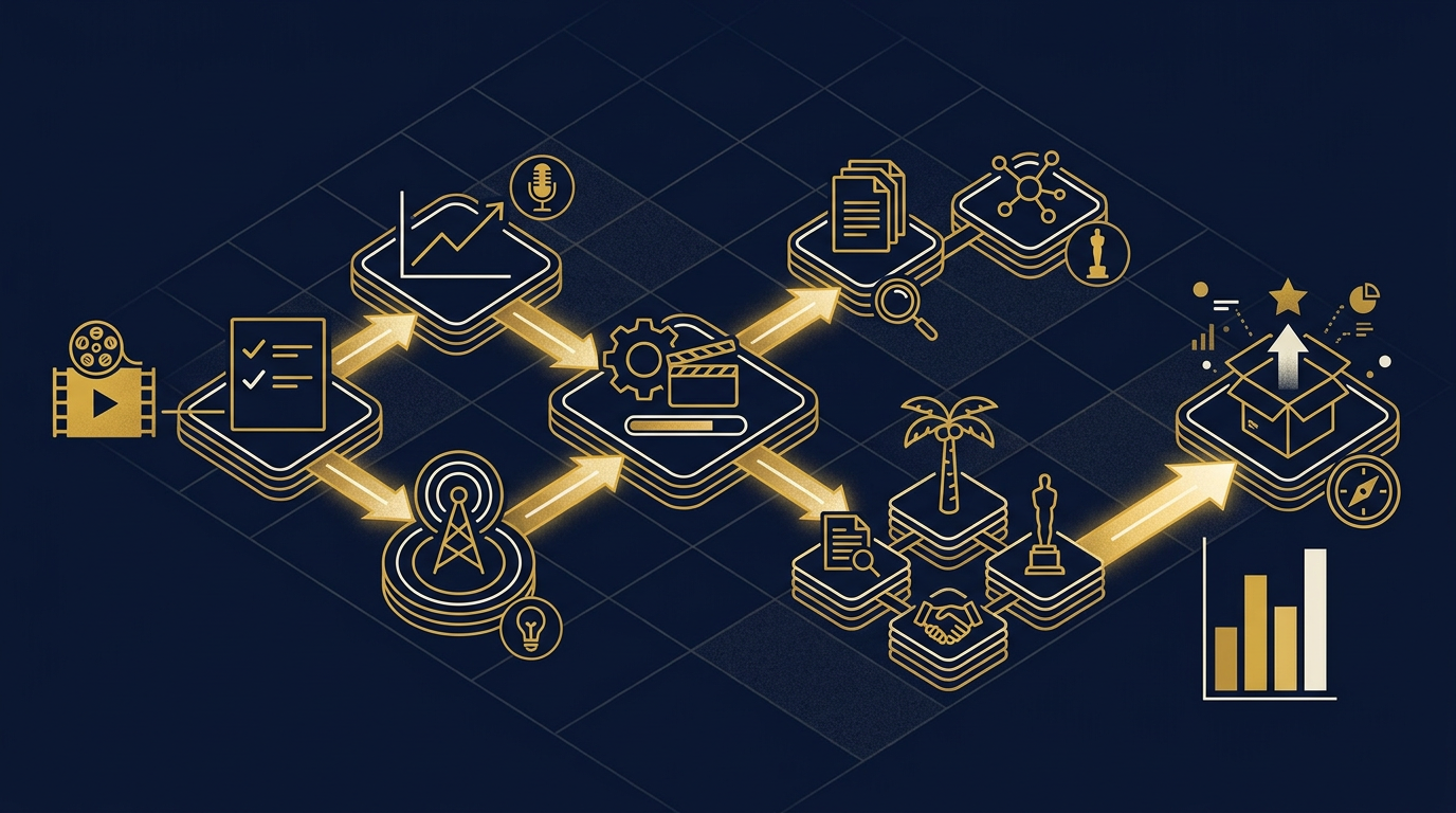 Diagram: how Los Angeles, California businesses put sales strategy for this market into practice