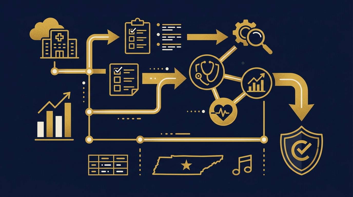 Diagram: how Nashville, Tennessee businesses put brand credibility here into practice