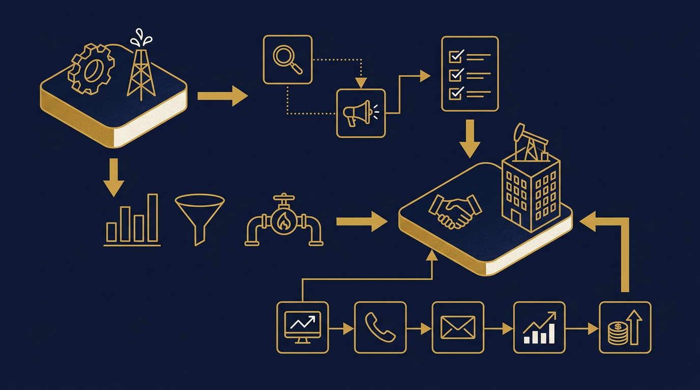 Diagram: how Oklahoma City, Oklahoma businesses put lead generation here into practice