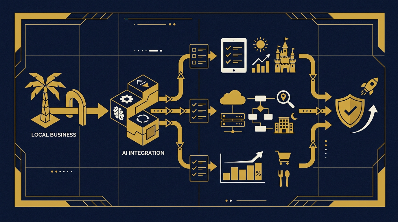 Diagram: how Orlando, Florida businesses put ai for local businesses into practice
