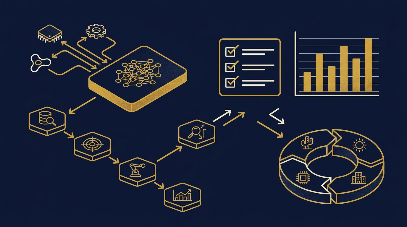 Diagram: how Phoenix, Arizona businesses put ai in sales here into practice