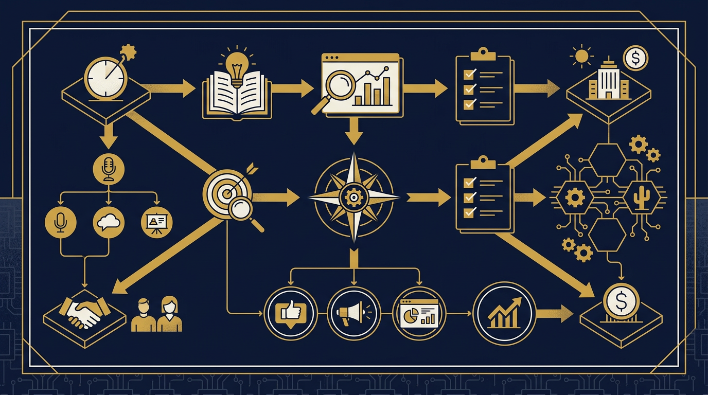 Diagram: how Phoenix, Arizona businesses put brand strategy for this market into practice