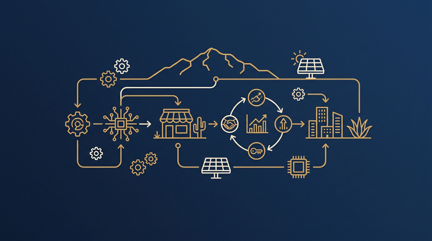 Illustration: Sales process for this market for systems in Phoenix, Arizona