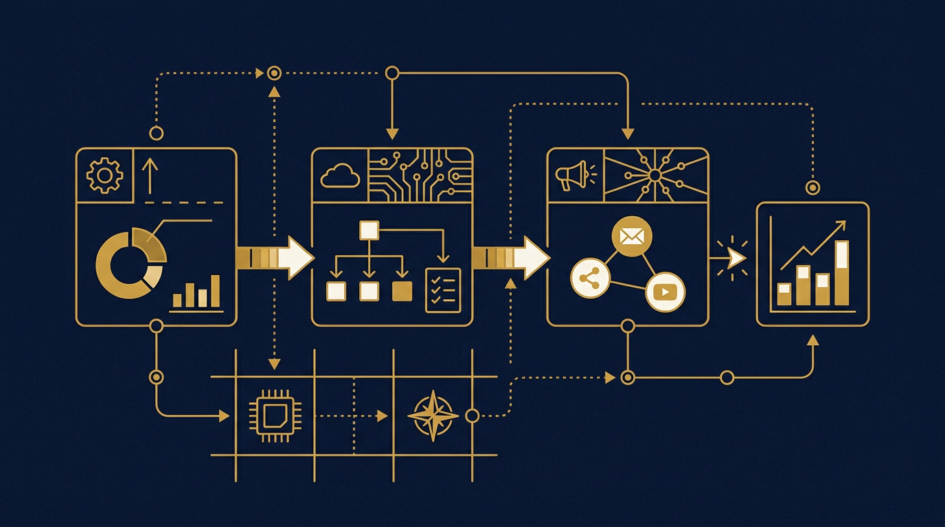 Diagram: how Raleigh, North Carolina businesses put marketing strategy for this market into practice