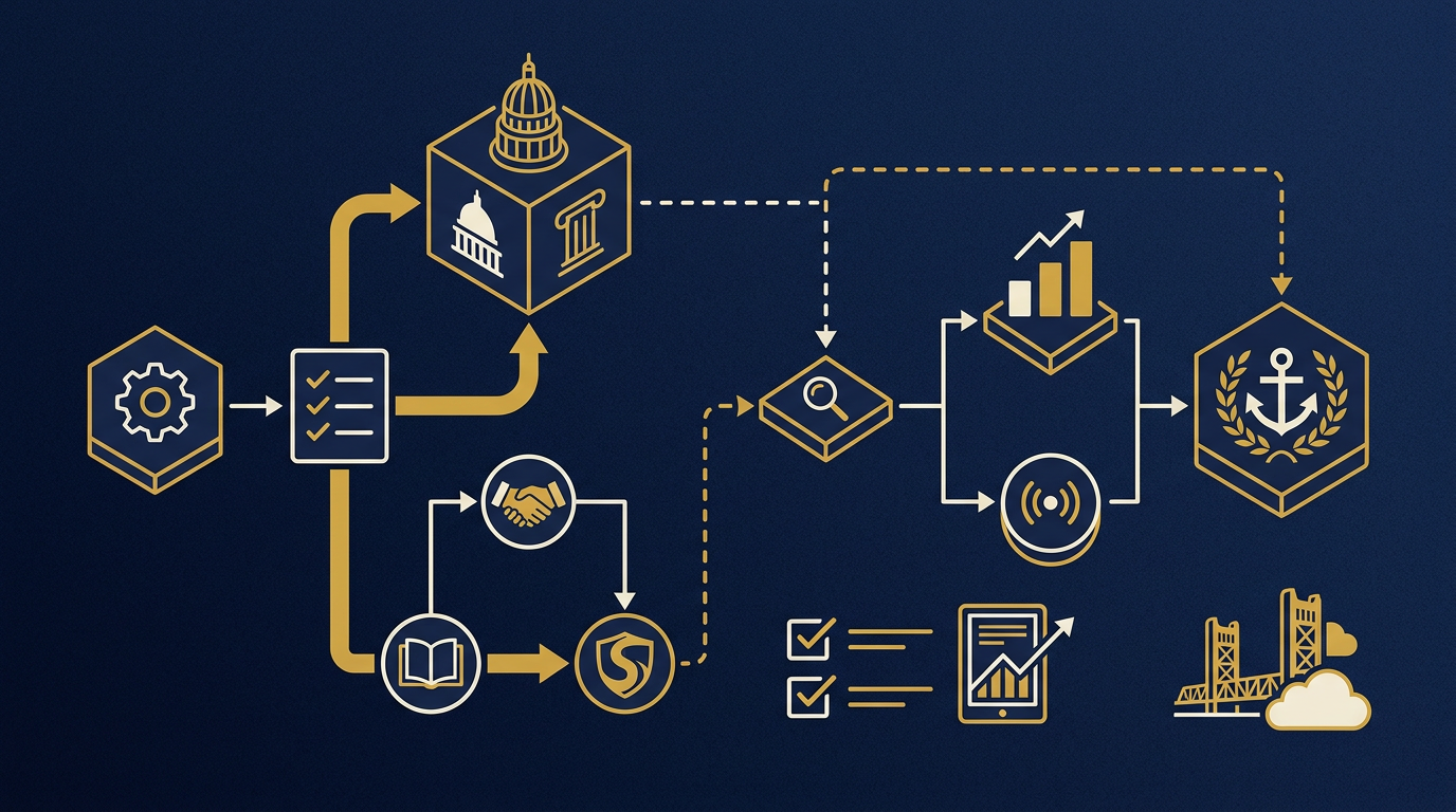 Diagram: how Sacramento, California businesses put brand credibility here into practice