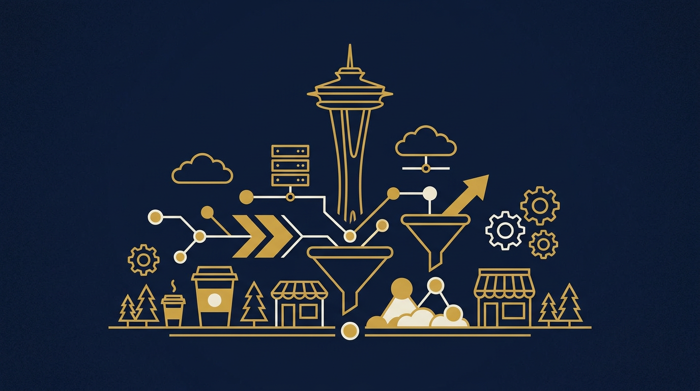 Illustration: Lead generation here for marketing in Seattle, Washington