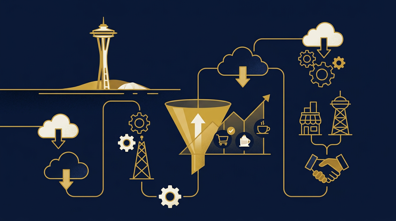 Illustration: How buyers here buy for sales in Seattle, Washington