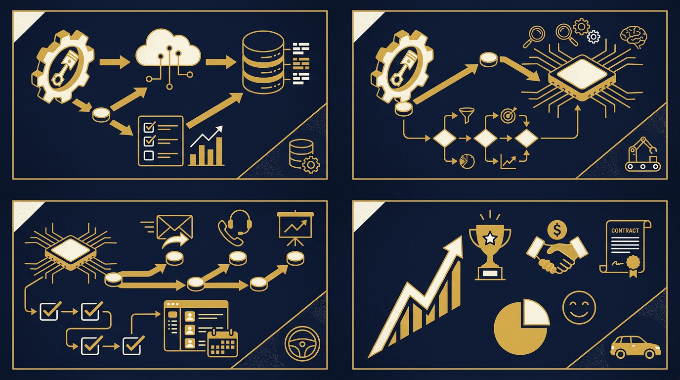 Diagram: how Toledo, Ohio businesses put ai in sales here into practice