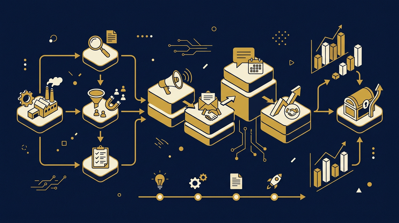 Diagram: how Toledo, Ohio businesses put lead generation here into practice