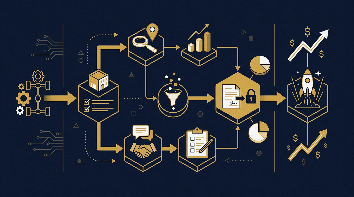 Diagram: how Toledo, Ohio businesses put sales strategy for this market into practice