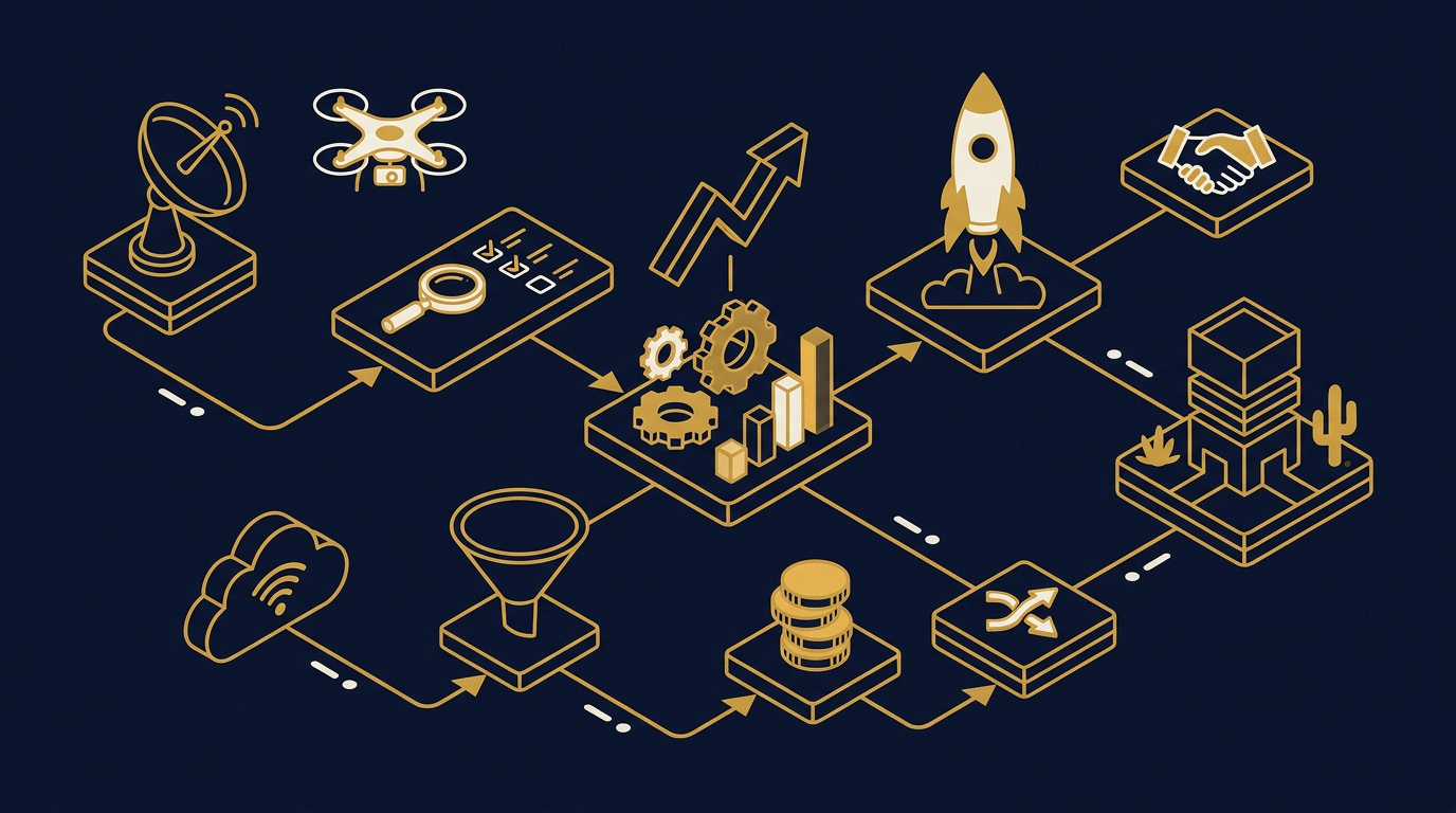 Diagram: how Tucson, Arizona businesses put lead generation here into practice