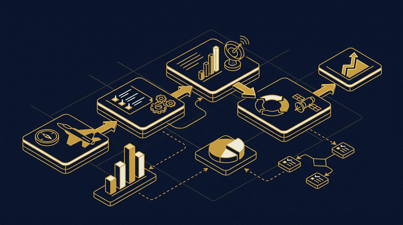 Diagram: how Tucson, Arizona businesses put sales strategy for this market into practice